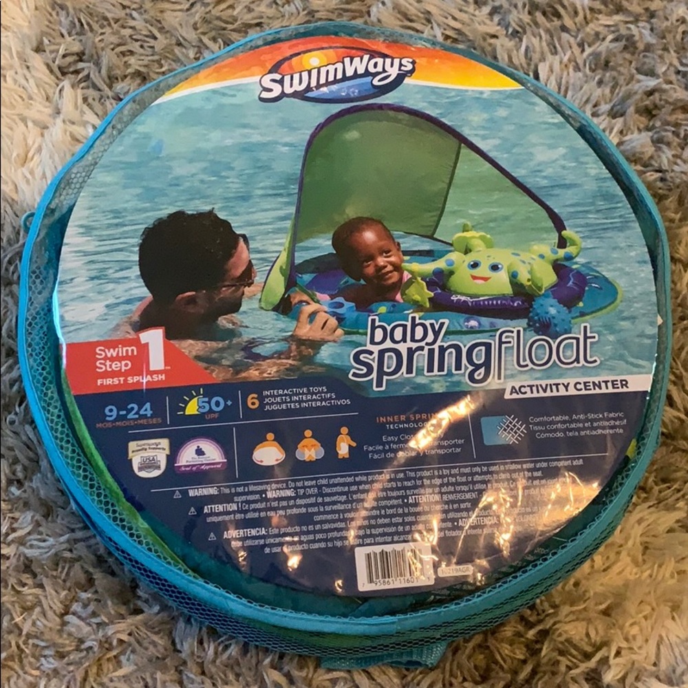 SwimWays Baby SpringFloat Activity Center. NEW. - Picture 1 of 8